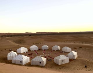 in this 3-Days Tour from Fes to Marrakech You will spend the night in the White Camp in the Desert
