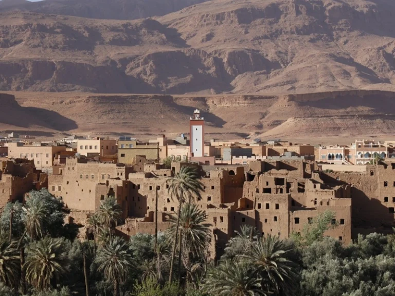 Kasbah near Tinghir in the Todgha Valley during a 10 day Morocco tour from Casablanca