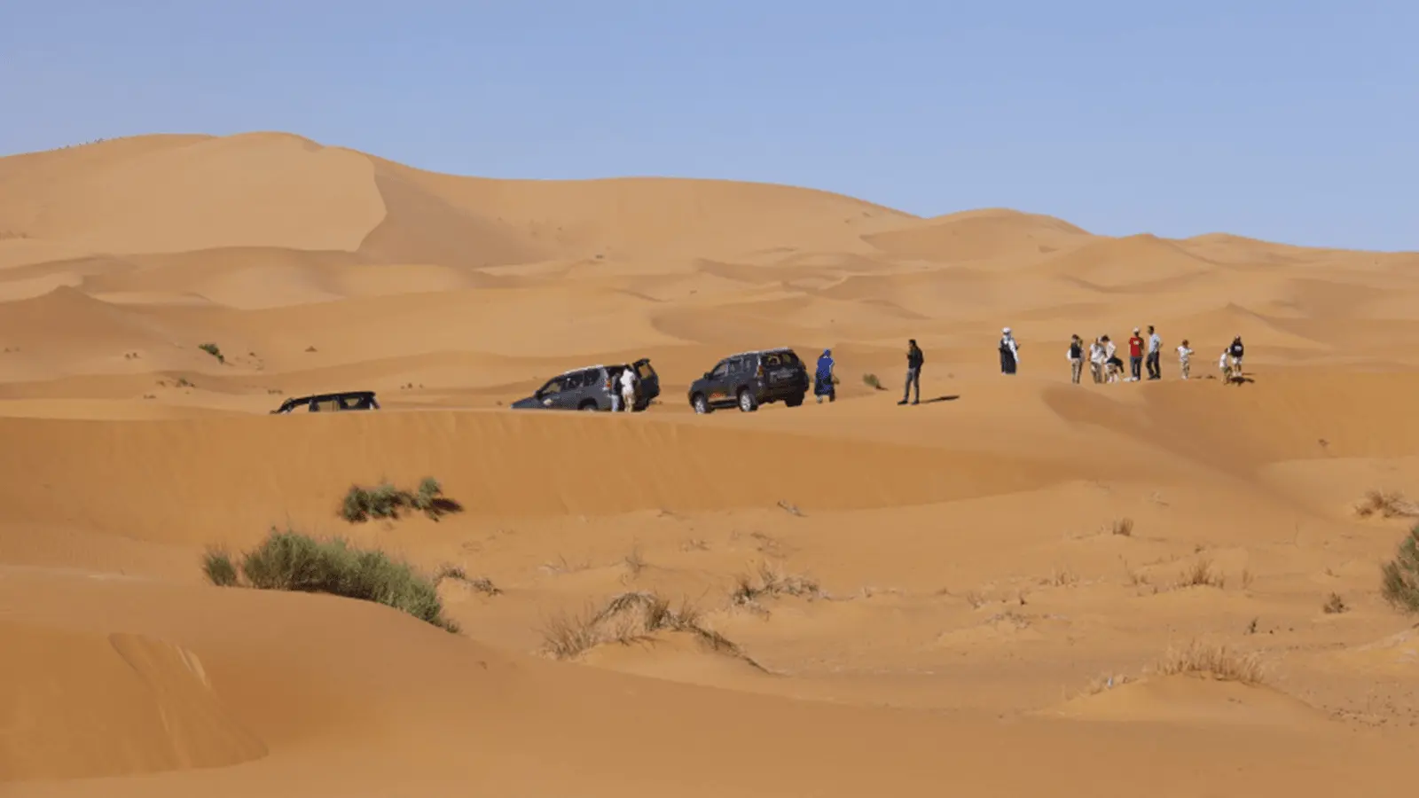 4WD desert tou in Erg Chebbi during a 7 Days Tour From Casablanca to Marrakech
