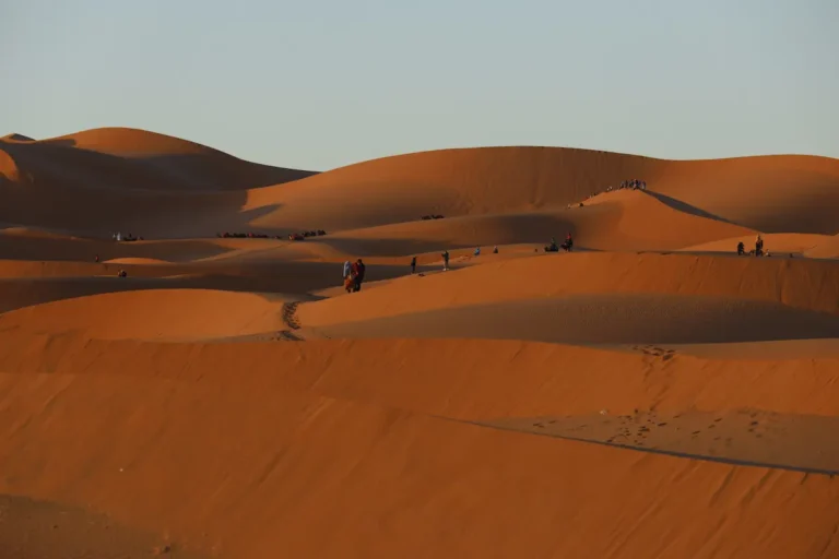 Erg Chebbi Sahara dunes on a 3-day desert tour from Marrakech to Fes